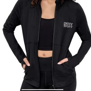 DKNY Sport Black Bomber Jacket